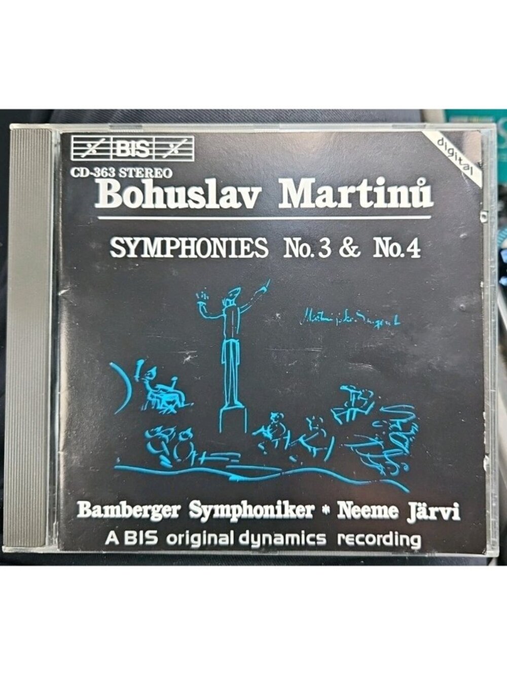 Symphonies 3 & 4 by Martinu / Jarvi / Bamberg So (CD, 1994)